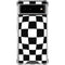 Black and White Zoomed Checkerboard Google Pixel 6 Clear Case